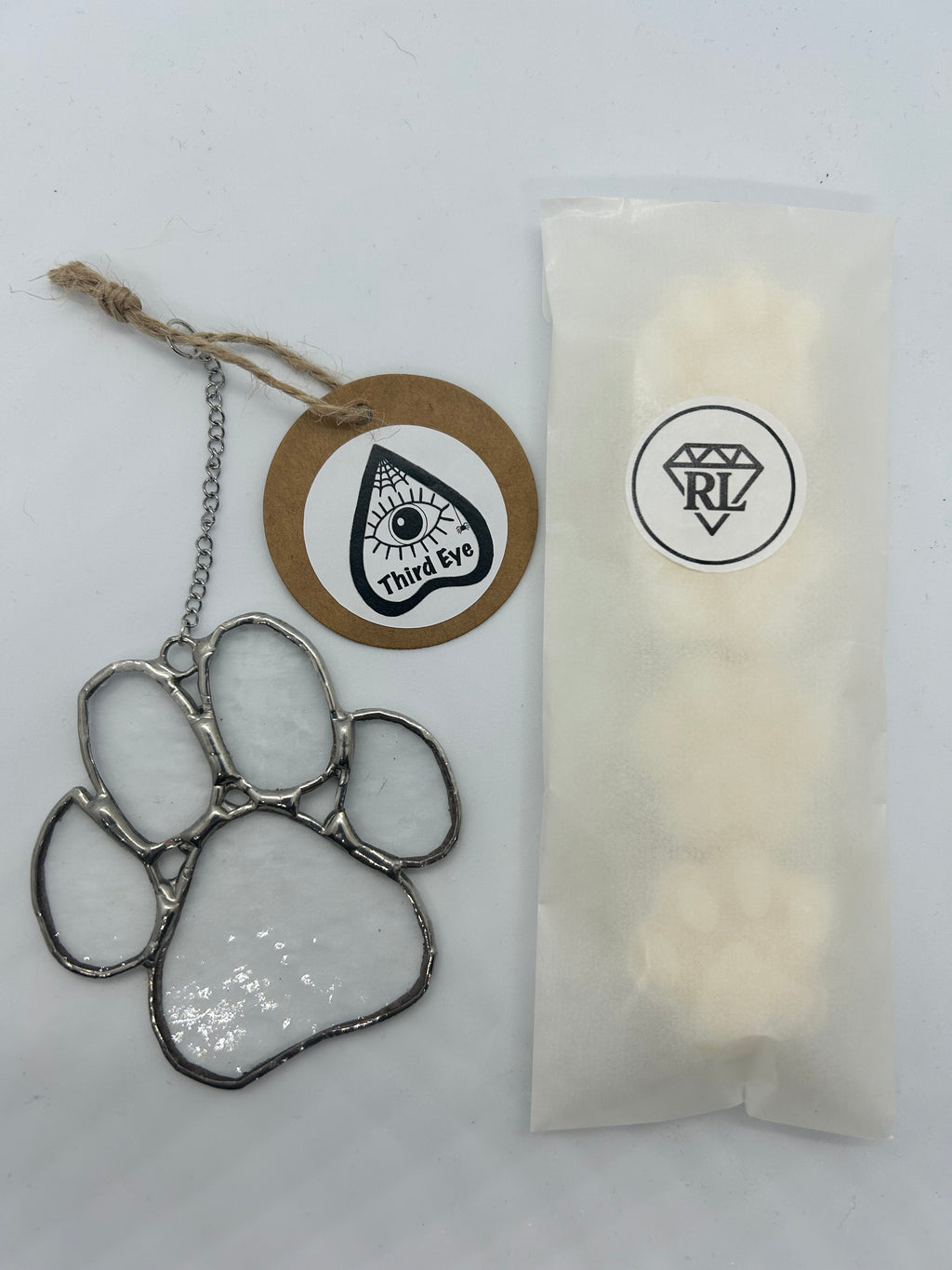 Gift Set - Pet Fresh Wax Melts & Stained Glass Paw